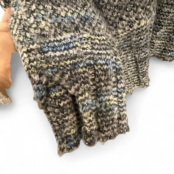 Free People Chunky Knit Cotton Candy Pullover - Large - Picture 4 of 6